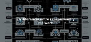 La diferencia entre ransomware y malware