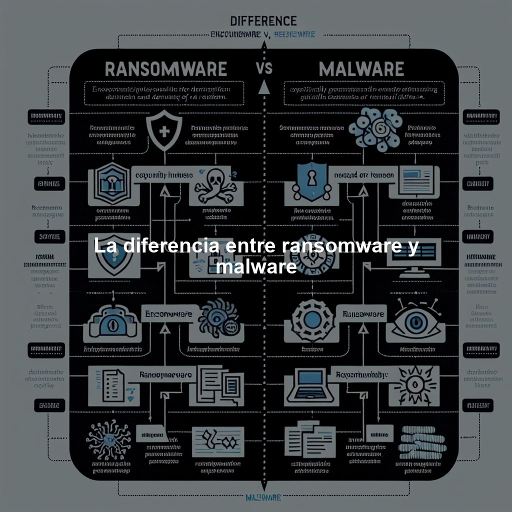 La diferencia entre ransomware y malware