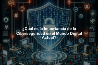 ¿Cuál es la Importancia de la Ciberseguridad en el Mundo Digital Actual?