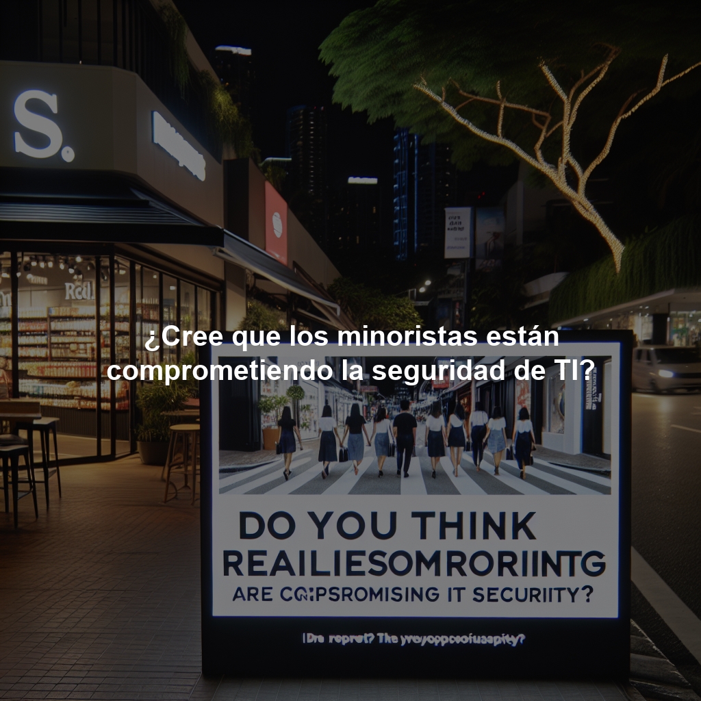 ¿Cree que los minoristas están comprometiendo la seguridad de TI?