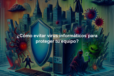 ¿Cómo evitar virus informáticos para proteger tu equipo?