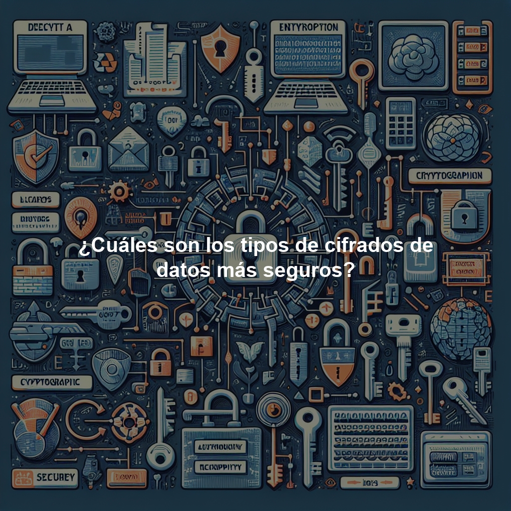 ¿Cuáles son los tipos de cifrados de datos más seguros?