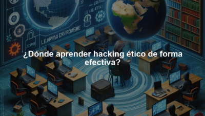 ¿Dónde aprender hacking ético de forma efectiva?