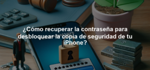 ¿Cómo recuperar la contraseña para desbloquear la copia de seguridad de tu iPhone?