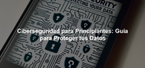 Ciberseguridad para Principiantes: Guía para Proteger tus Datos