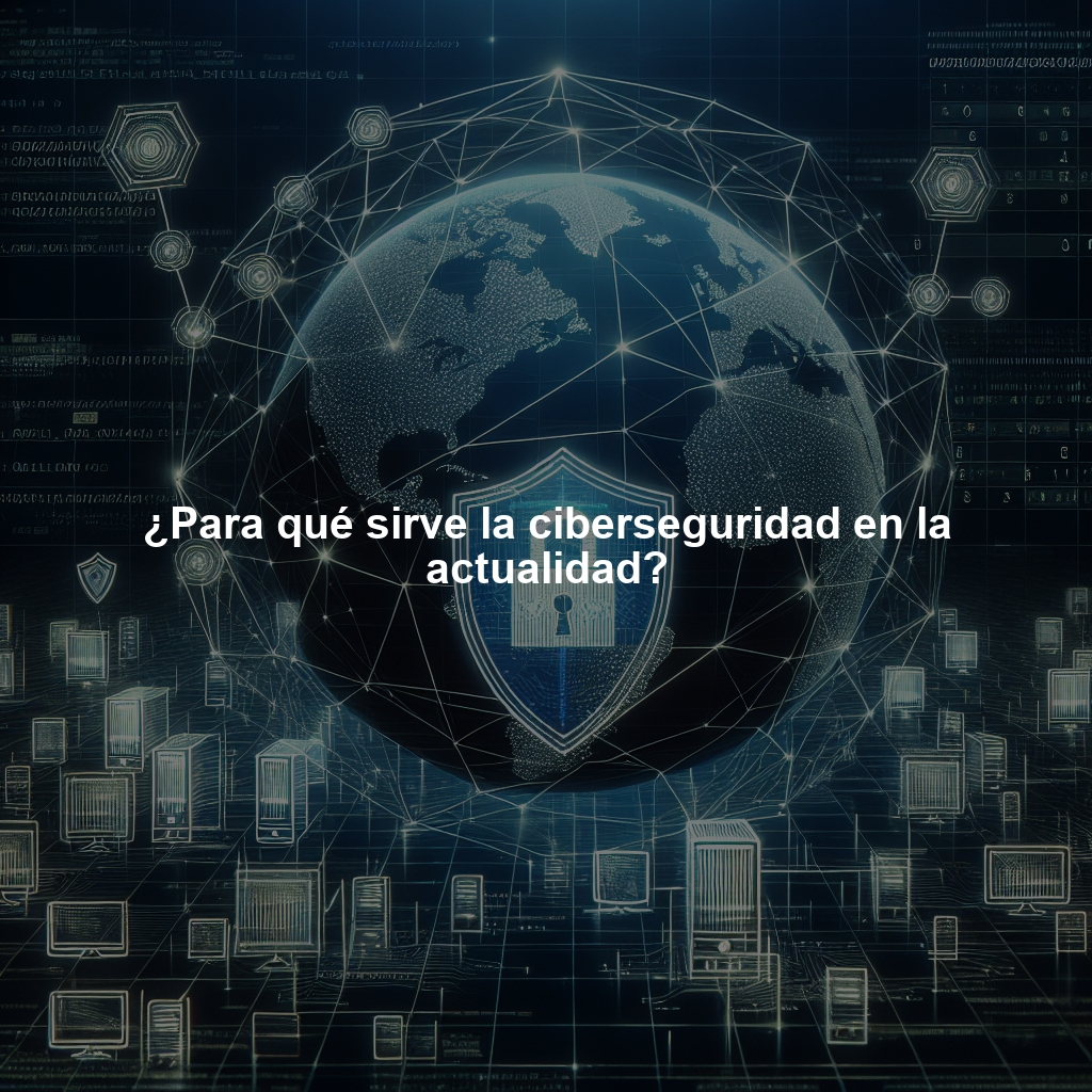 ¿Para qué sirve la ciberseguridad en la actualidad?