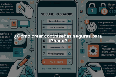 ¿Cómo crear contraseñas seguras para iPhone?