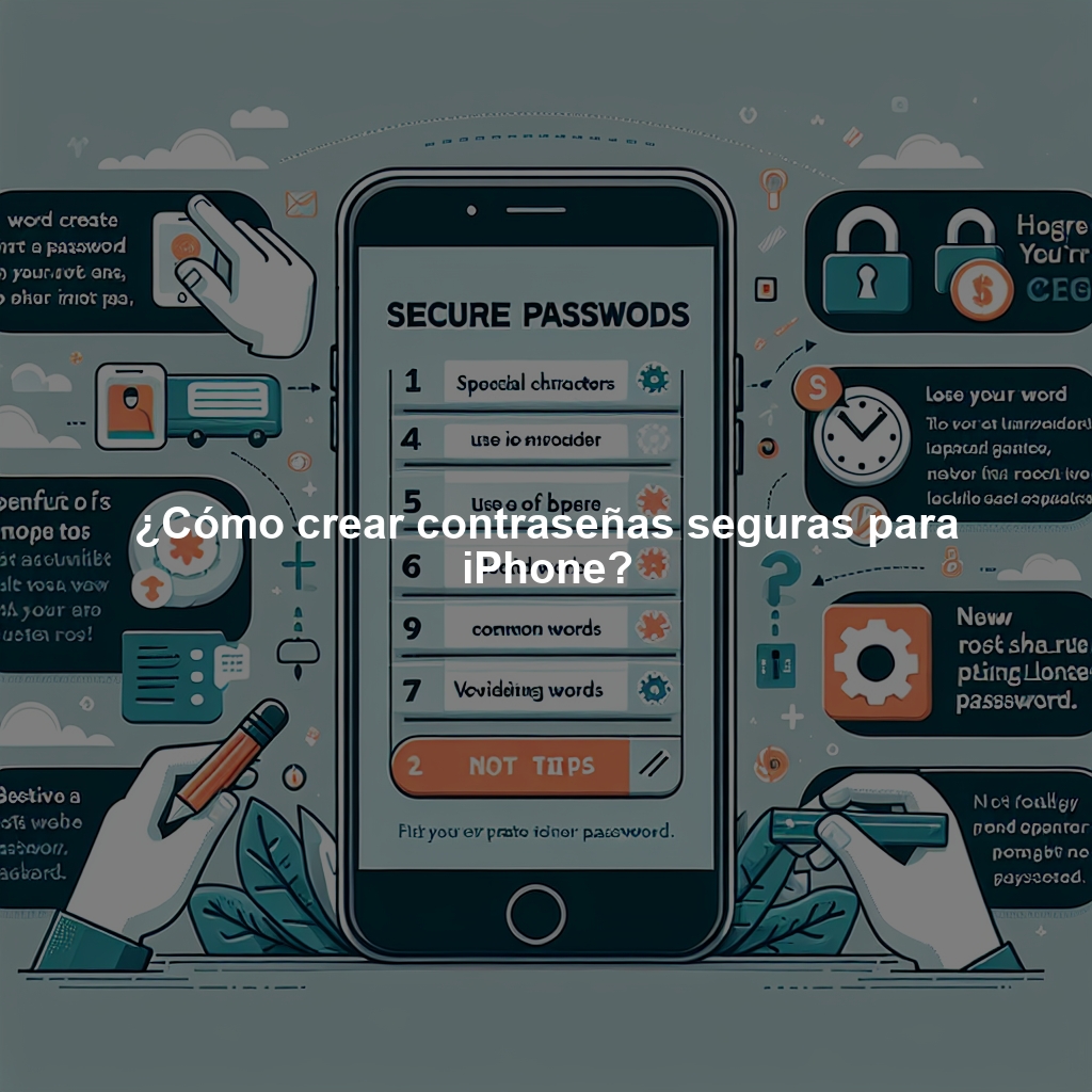 ¿Cómo crear contraseñas seguras para iPhone?