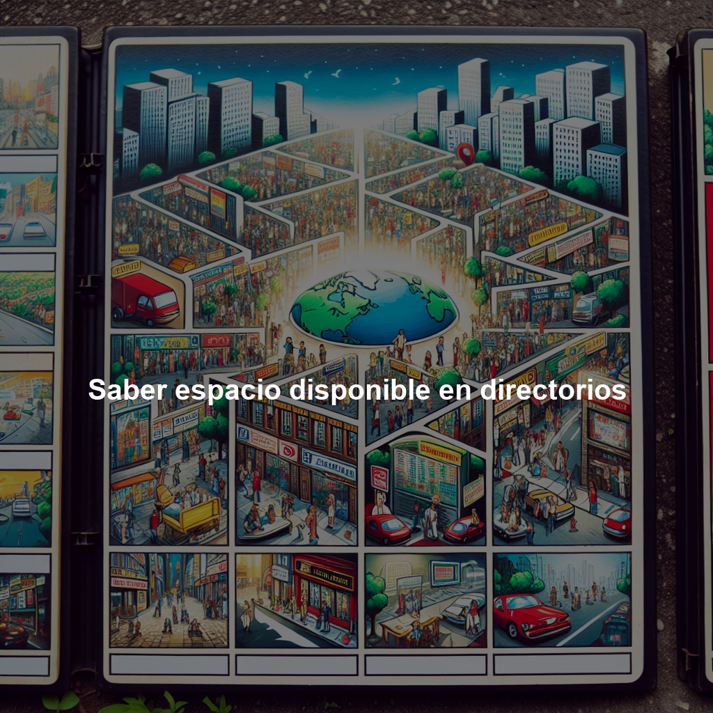 Saber espacio disponible en directorios