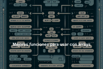 Mejores funciones para usar con arrays