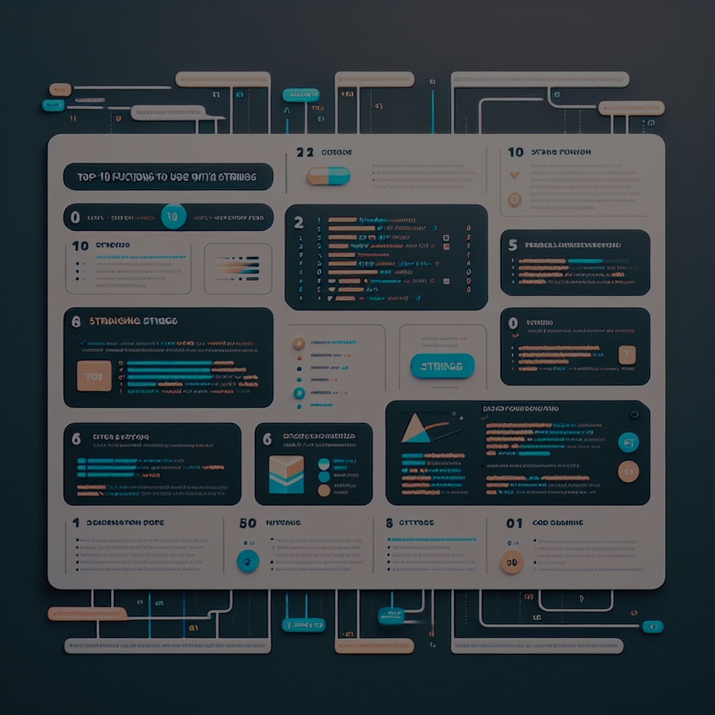 Top 10 funciones para usar con cadenas: