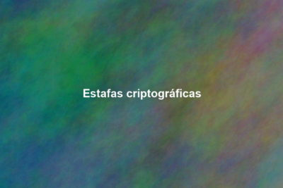 Estafas criptográficas